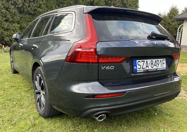 Volvo V60 cena 78900 przebieg: 164000, rok produkcji 2018 z Zawiercie małe 407